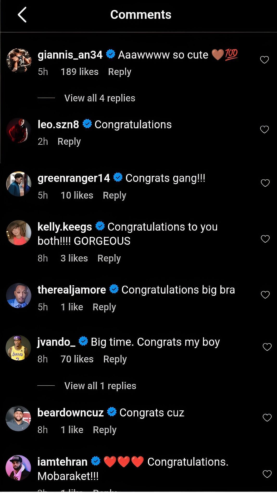 Comments on the post